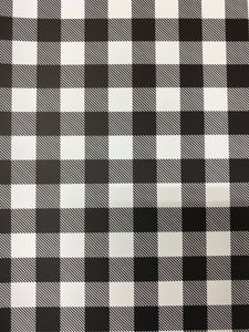 White Buffalo Plaid Adhesive