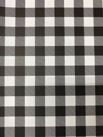 White Buffalo Plaid Adhesive