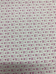 White XoXo Pattern HTV