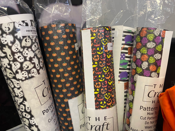 Halloween Pattern HTV