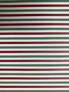 Green and Red Stripe Pattern HTV