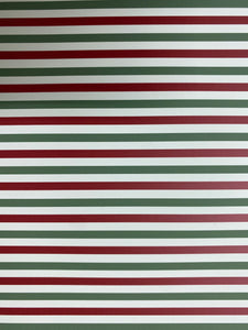 Green and Red Stripe Pattern HTV