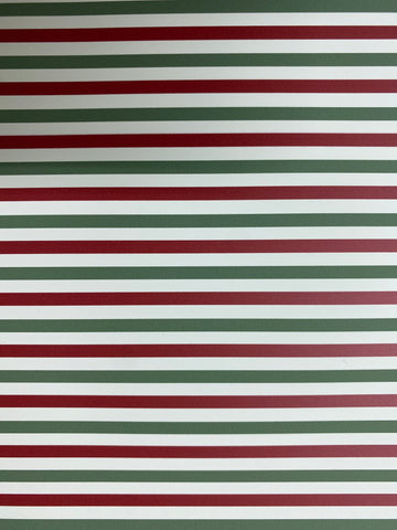 Green and Red Stripe Pattern HTV