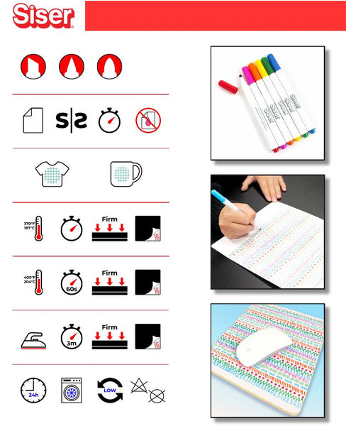 Siser Sublimation Markers