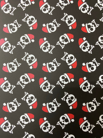 Holiday Skeleton Pattern HTV