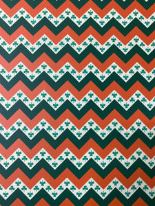 Chevron Shamrock Pattern HTV