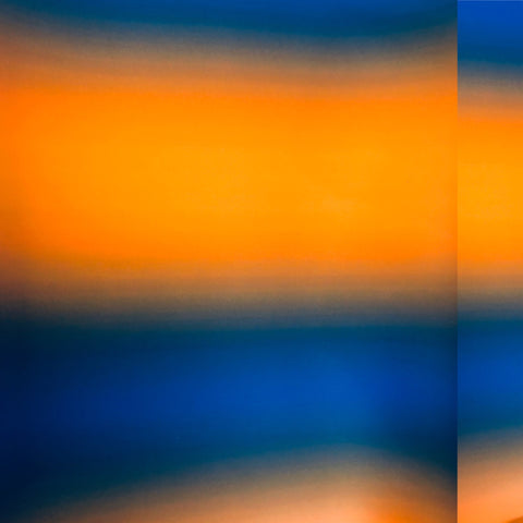 Orange and Blue Fade HTV