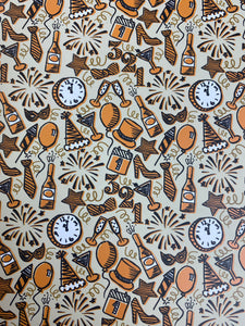 New Years Pattern HTV
