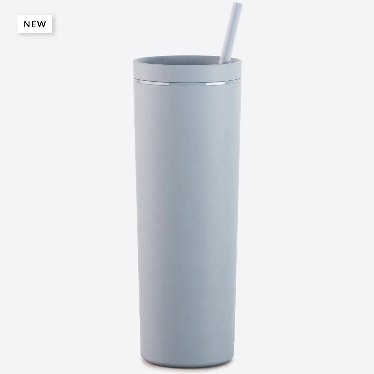 Matte 16 oz Skinny Tumbler with Straw & Double Wall Insulation - Blanks  Collection