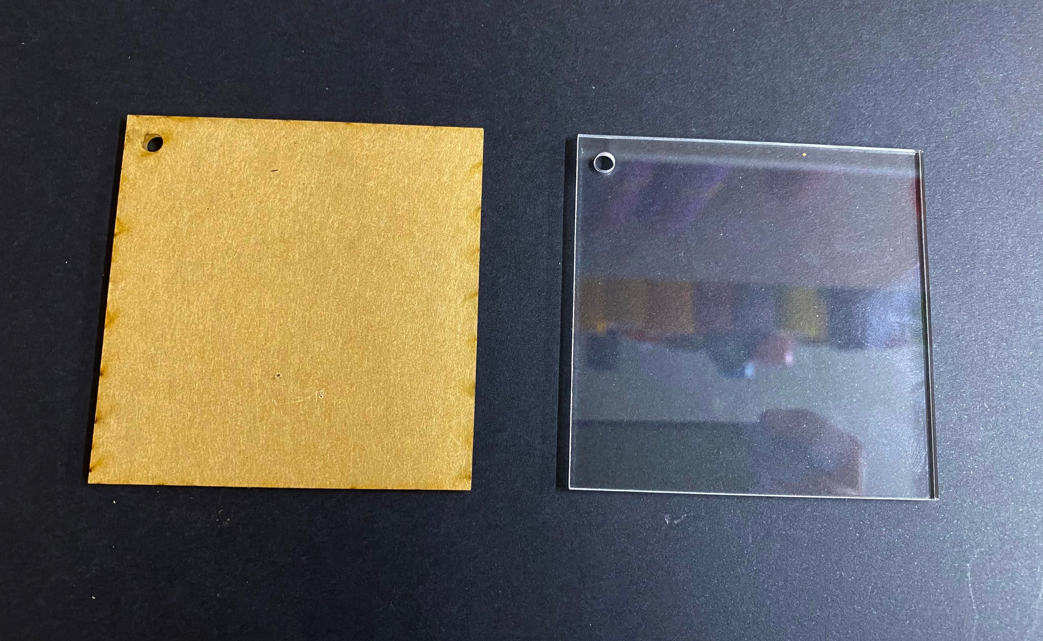 Clear Acrylic Square 3''